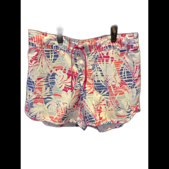 Columbia PFG Performance Fishing Gear Shorts Size Medium Hot Pink Blue Women’s - Picture 1 of 12